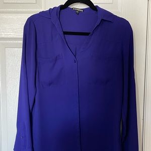 Express button down blouse